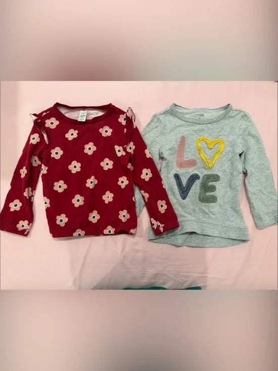 3T Girls thick cotton long sleeves