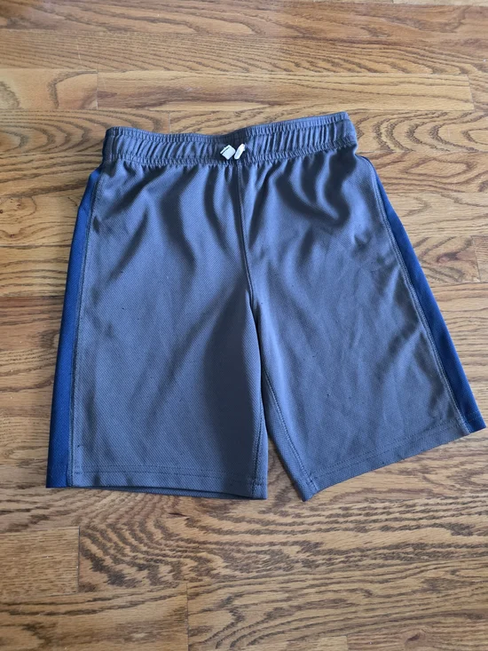 Carter's Gray Shorts with Blue Side Stripes