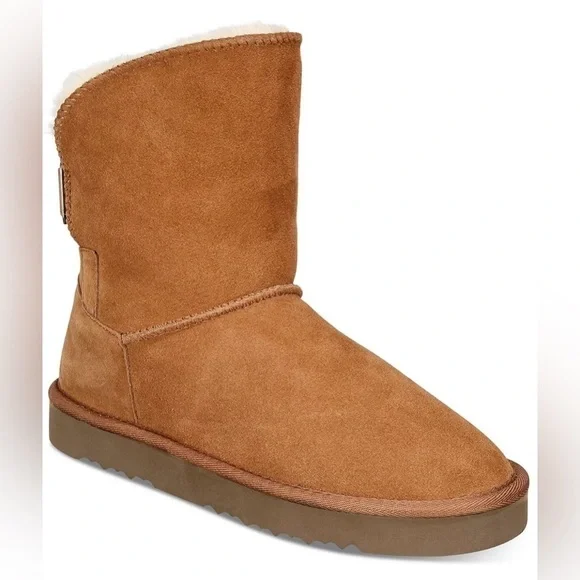 NEW Style & Co. Women’s Teenyy Winter Booties in Chestnut Size 8