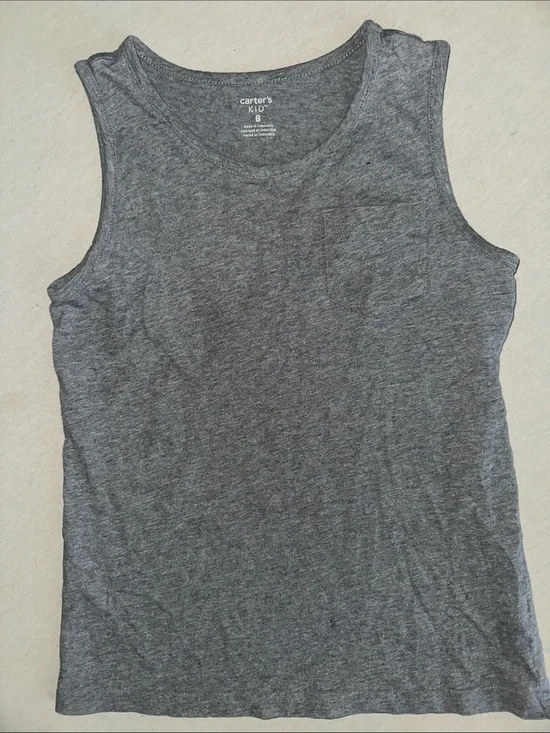 Kids Size 8 Carter's Gray Tank Top