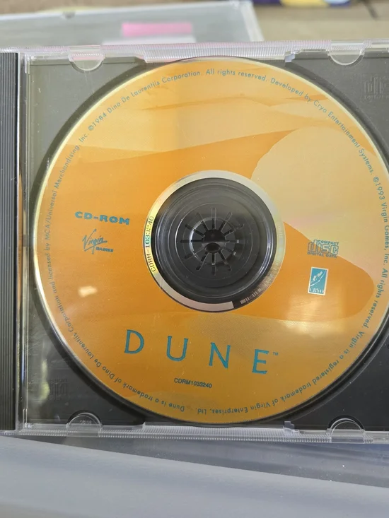 Virgin Dune PC CD-ROM Graphic Adventure Game (1993) Region Free