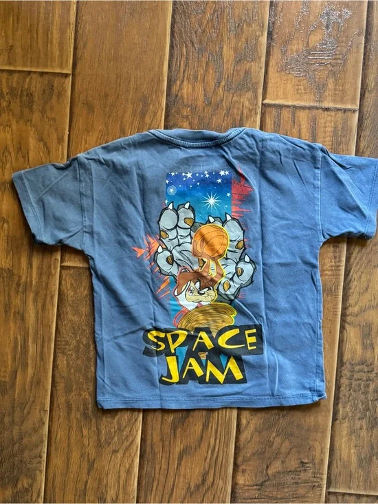 Kids space jam T-Shirt- cotton on collab Size 4