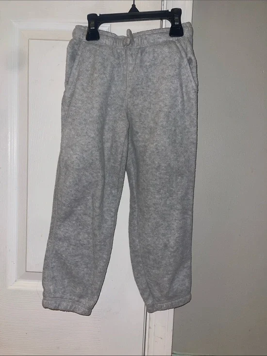 Carter's Light Gray Fleece Sweatpants - Kids