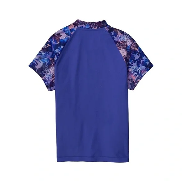 Athleta Girl Mock Neck Rash Guard Girls L/12