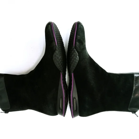 Cole Haan‎ Nike Air Beau Suede Ankle Boots