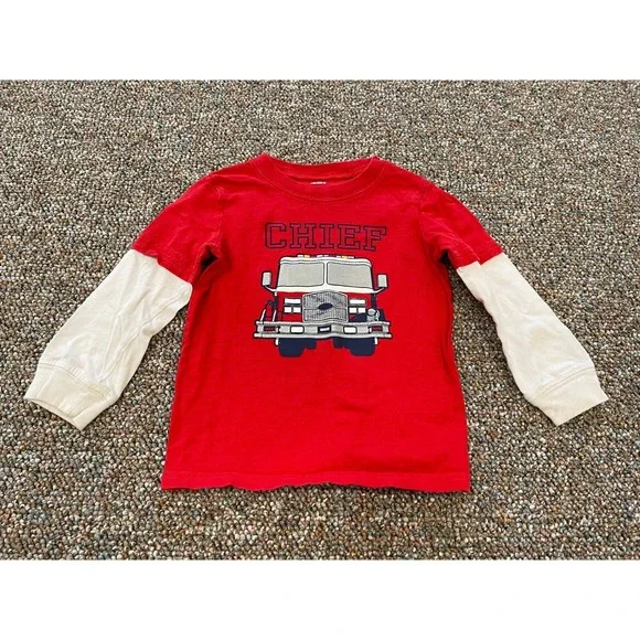 Carter's Boys Fire Chief Long-Sleeved Top 3T