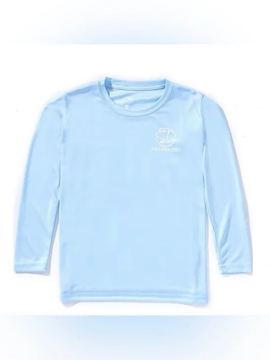 Southern Lure Boys Long Sleeve UV Protection Rashguard T-shirt, Size YM