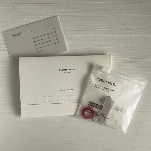 Cloth & Paper June Intention Box Items