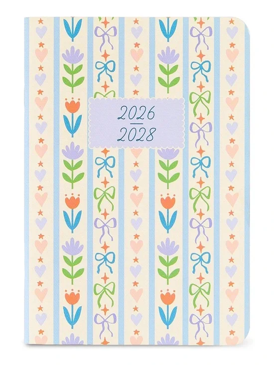 Pen+Gear 24-Month Multicolor Floral Jul 2026 - Jun 2028 Monthly Pocket Planner