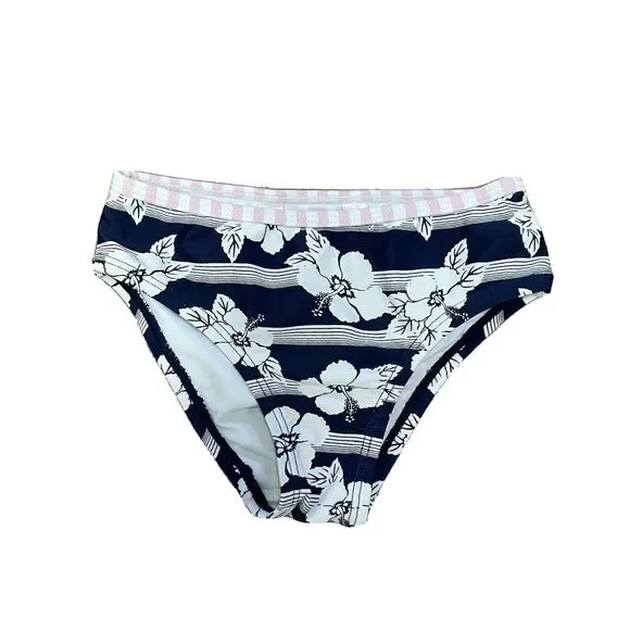 Tommy Bahama Floral Bikini Bottom Infant Toddler Baby Girl Size 2T Blue Pink