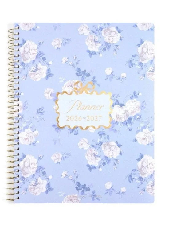 NEW LoveShackFancy Target Yoobi Everblooming Rosettes Monthly & Weekly Planner