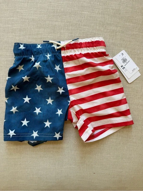 Old Navy Toddler American Flag Bathing Suit