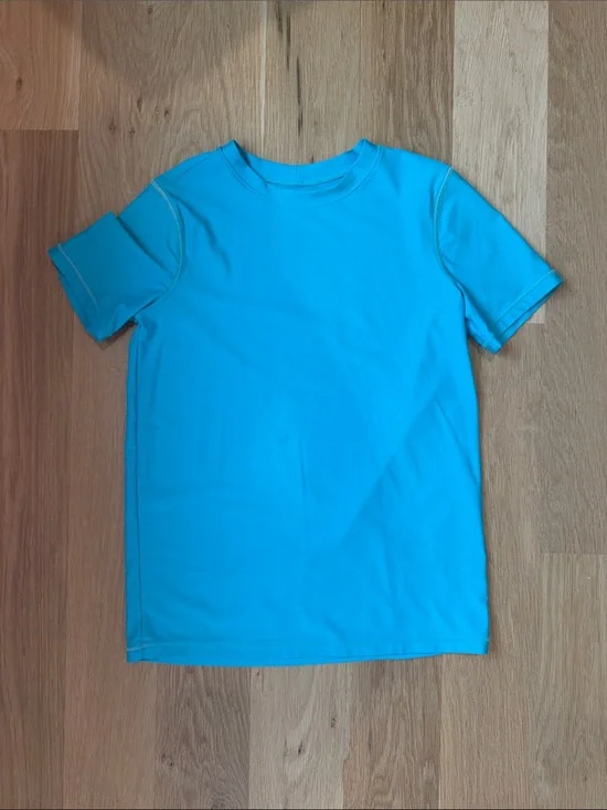 Primary Turquoise Crew Neck Short Sleeve Tee