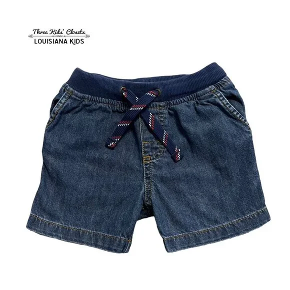 Carter's 18m Denim Pull On Shorts