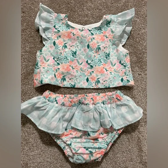 Busy Bee Smocks Girls' 6 Two-Piece Swimsuit‎ bikini