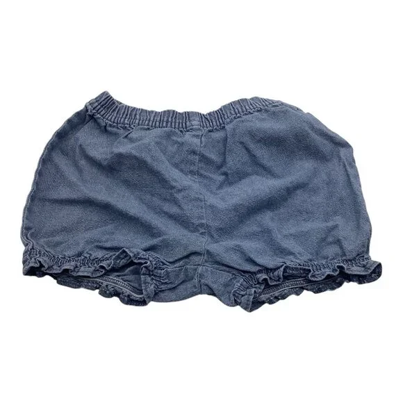 Carter's‎ Bloomers Shorts Girls 9 Months Blue Elastic Waist Ruffle Hem