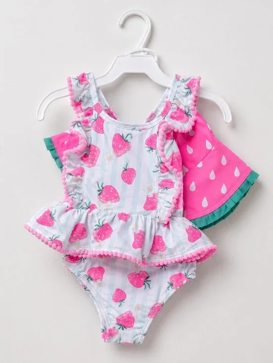 Tommy Bahama Kids Hot Pink Polka Dot Swim Bottoms