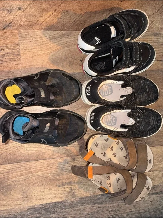 Kids Black Athletic Sneakers