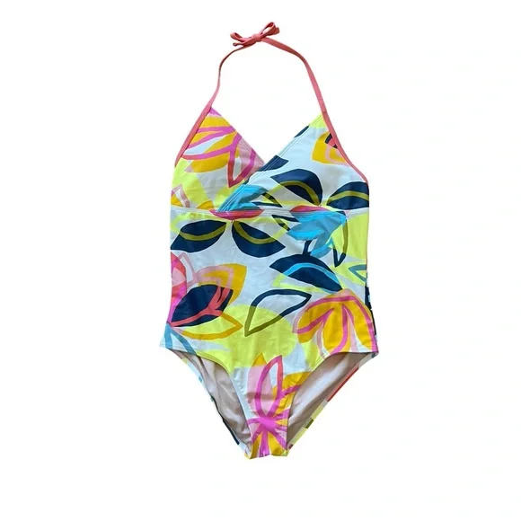 Tea Collection Halter One Piece Swimsuit