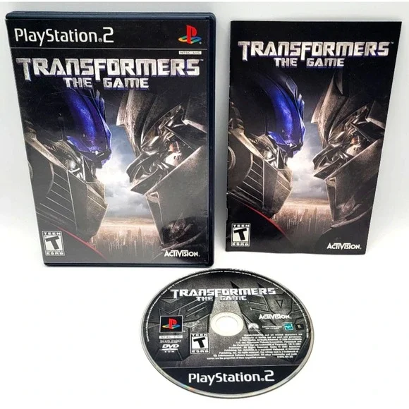 Transformers The Game (Playstation 2, PS2) CIB COMPLETE IN BOX ACTIVISION‎