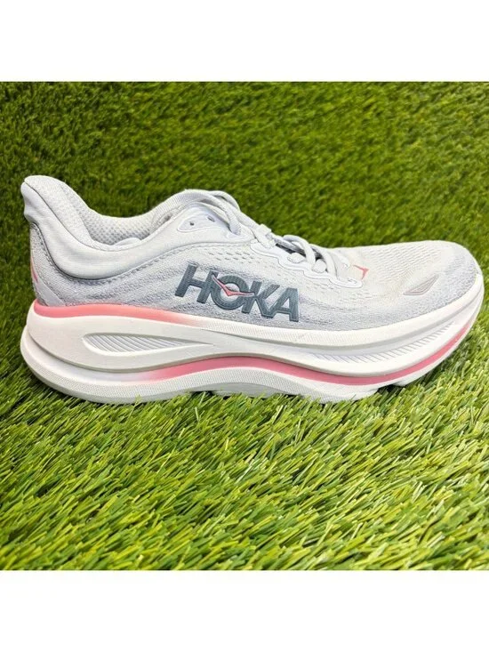 Hoka One One Bondi 9 Womens Size 6 Blue Athletic Running Shoes Sneakers