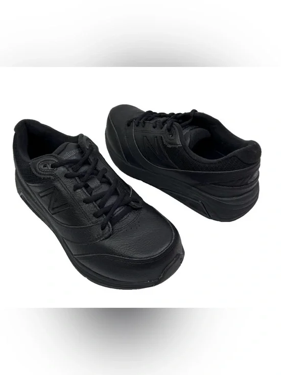 New Balance 928V3 Black Leather Walking Shoes WW928BK3 Women’s Sz 7.5 D Stabilit