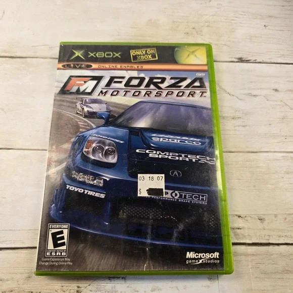 Forza Motorsport Microsoft Xbox Original 2005 Racing Game CIB Complete