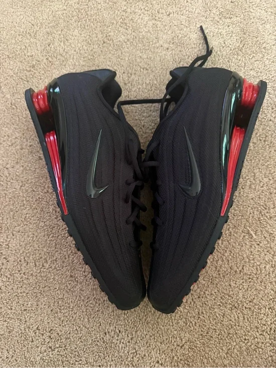 Nike Shox Z Bred Black University Red Womens Sz 11 / 9.5 Mens Shoes Sneakers