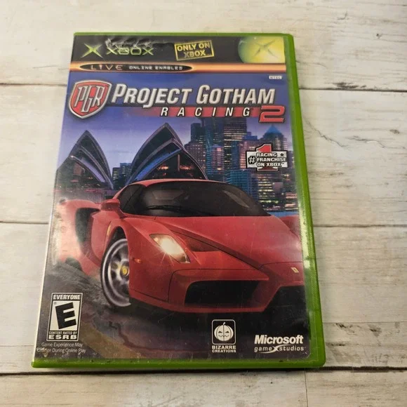 Project Gotham Racing 2 Microsoft Xbox Original PGR2 Racing Game NTSC E Rated