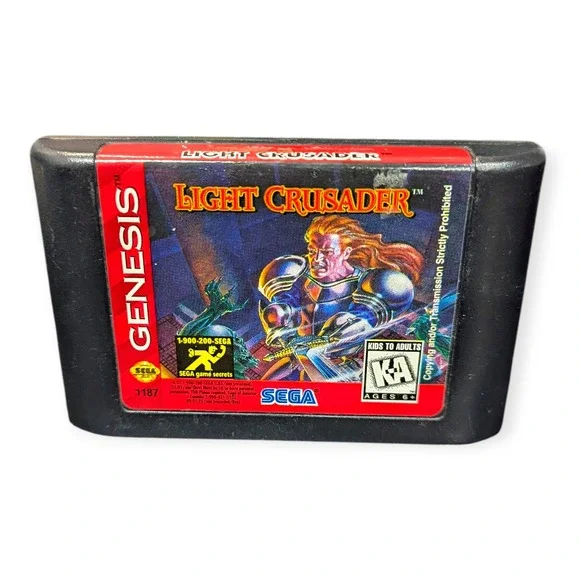 Light Crusader Sega Genesis Video Game Cartridge — Cartridge Only‎