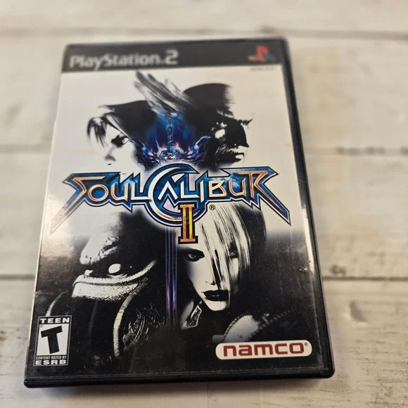 SoulCalibur II Sony PlayStation 2 PS2 Namco Fighting Game SLUS 20643 NTSC U/C