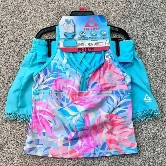 NWT! Gerry youth three piece swim set size medium 10/12