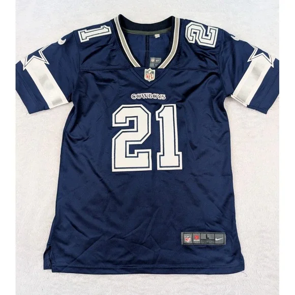 Nike On-Field Deion Sanders Jersey YOUTH Large 14/16 Dallas Cowboys Prime Time