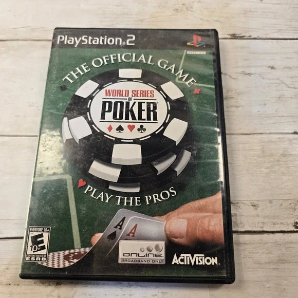 World Series of Poker PlayStation 2 PS2 Game Activision WSOP Official Game CIB