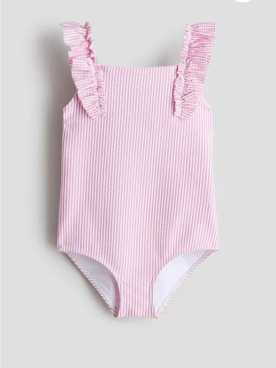 H&M Ruffle Trimmed Swimsuit