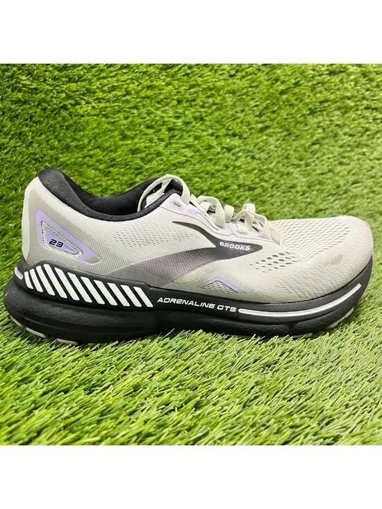 Brooks Adrenaline GTS 23 Womens Size 7.5 Gray Athletic Running Shoes Sneakers