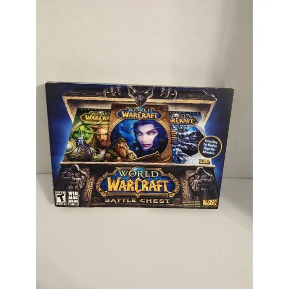 World of Warcraft Battle Chest PC & MAC 2012 Blizzard Games With Extras