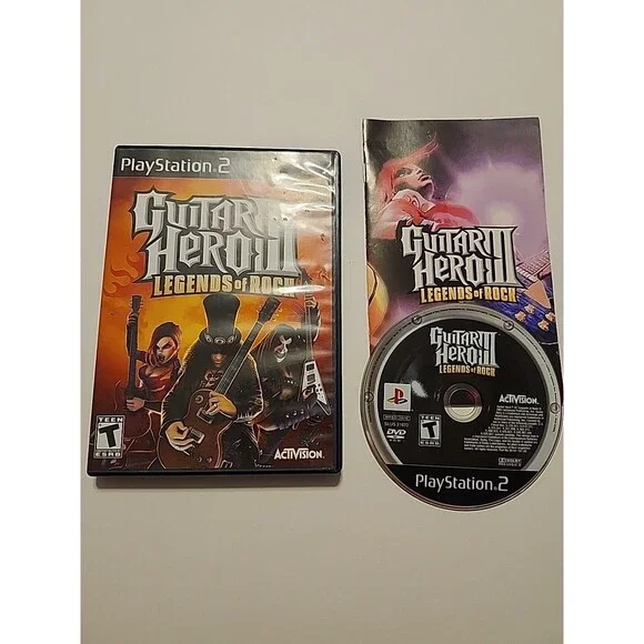 Guitar Hero 3 Legends Of Rock  (PS2) (Complete With Manual) Playstation 2 Video