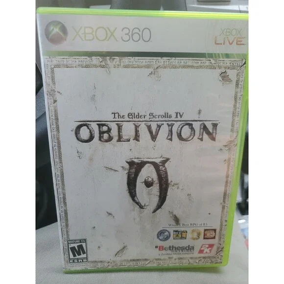 The Elder Scrolls IV 4: Oblivion (Microsoft Xbox 360) Tested, No Manual
