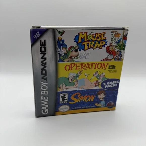 Mouse Trap Operation Simon Nintendo Game Boy Advance GBA Game E Majesco NTSC-U/C