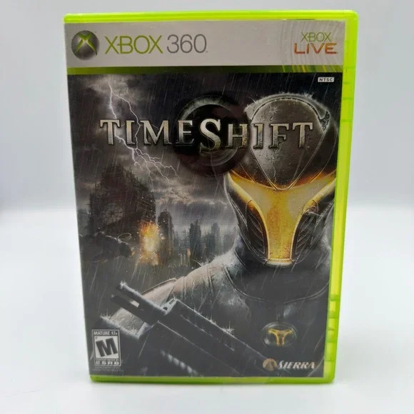TimeShift Xbox 360 Sierra 2007 First Person Shooter FPS Video Game CIB