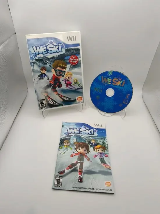 We Ski Wii Complete CIB Bandai Namco Tested Working