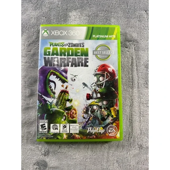 Plants vs Zombies Garden Warfare Xbox 360 Platinum Hits EA PopCap Game