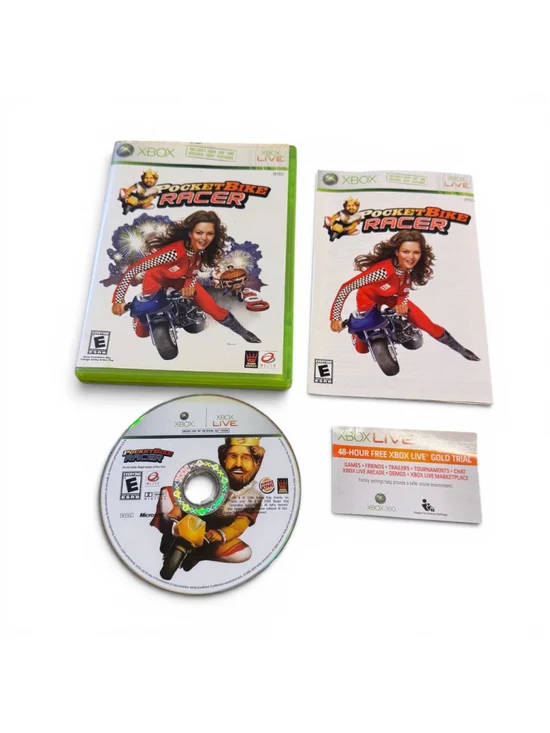 Microsoft PocketBike Racer Burger King Xbox Video Game Promo