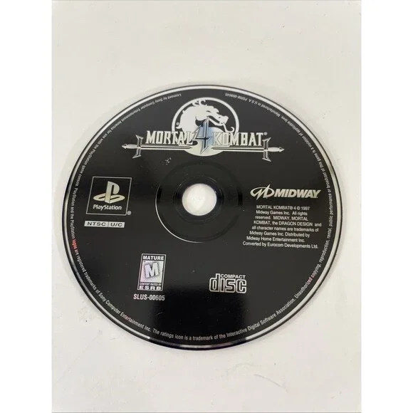 Mortal Kombat 4 PlayStation 2 Disk Only