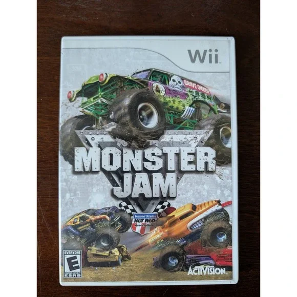 Monster Jam (Nintendo Wii, 2007) CIB Complete with Manual - Tested!