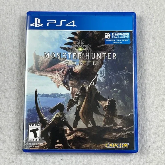 Capcom Monster Hunter‎ World PlayStation 4 Action RPG Video Game Gamer