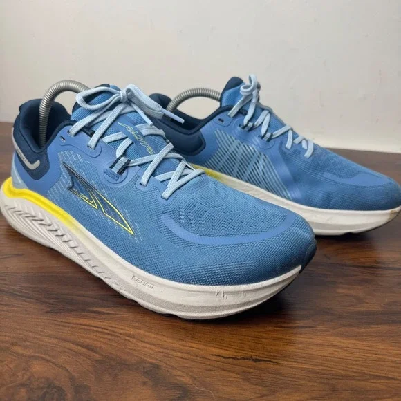 Altra Paradigm 7 Womens 10 Wide Blue Yellow Running Shoes AL0A85N7440 Sneaker