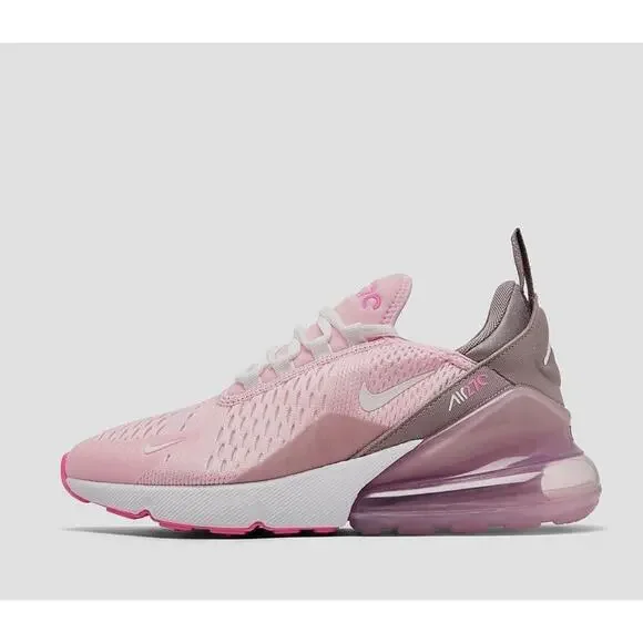 Size 6.5Y - Big Kid GS Nike Air Max 270 Pink Foam/ Grey IB4435-663