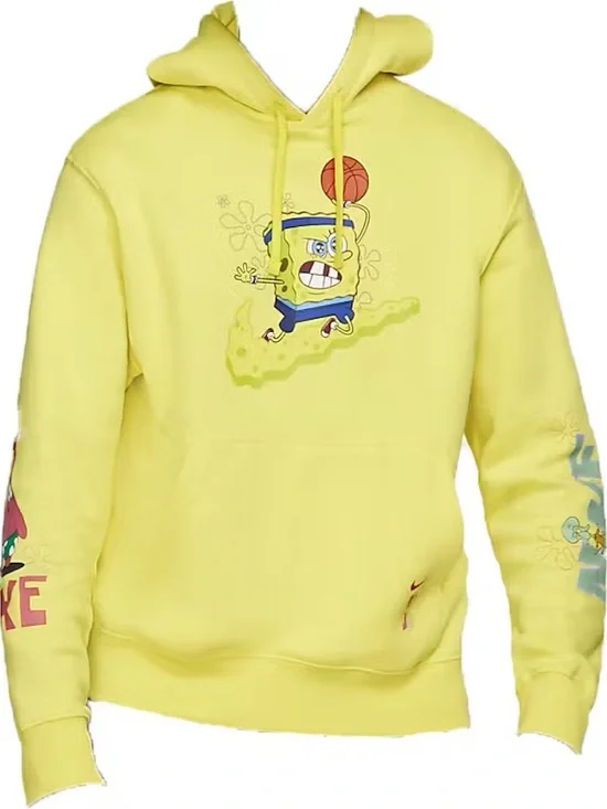 Nike kyrie x SpongeBob Yellow Pullover Hoodie - Men's